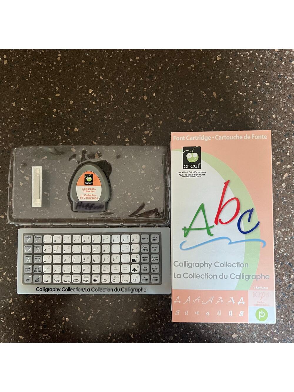 Provo Craft Cricut Cartridge ABC Calligraphy Collection Complete